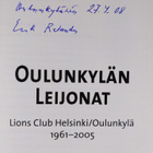Erik Relander : Oulunkylän Leijonat : Lions Club Helsinki... - pikkukuva 3