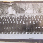 VANHA Valokuva Kirkko ym Punkalaidun 1920-l Pahvitausta - pikkukuva 1