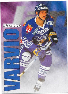 1998-99 CardSet Maajoukkue #46of47 Jarkko Varvio Lukko HPK