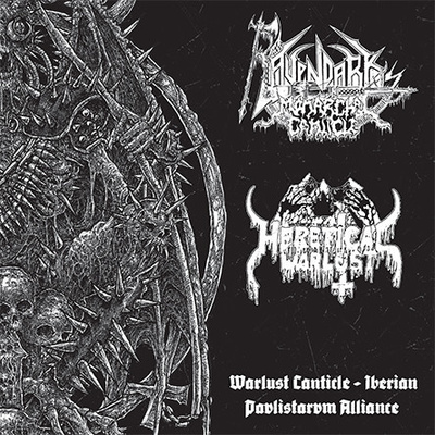 Ravendark's Monarchal Canticle / Heretical Warlust CD