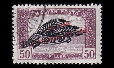 Unkari 303 o Parlamenttitalo vehnäntähkä pp 50 f (1920)