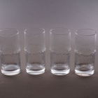 1118. 4kpl Iittala 'Niva' juomalasi, Tapio Wirkkala. - pikkukuva 1