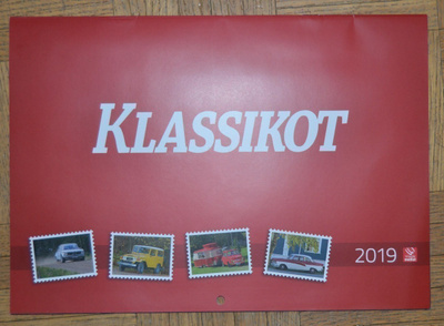 Klassikot-lehden seinäkalenteri 2019 2kpl