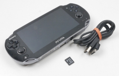 PS Vita Crystal Black Console (PCH-1003)