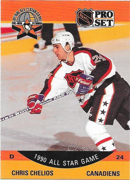 1990-91 ProSet #368 Chris Chelios Montreal Canadiens