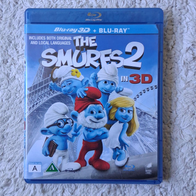 Smurffit 2, blu-ray 3D + blu-ray