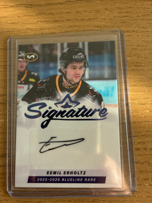 Eemil Erholtz Kärpät Ässät blueline s2 signature rare