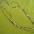 Kaulaketju litistetty metalli 80 cm vintage - pikkukuva 1