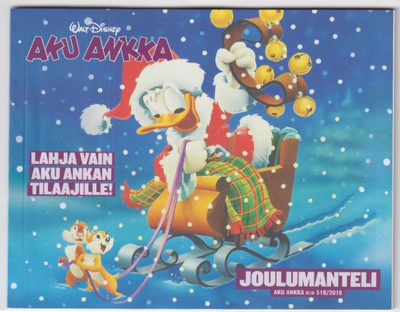 Aku Ankka joulumanteli 51B/2018