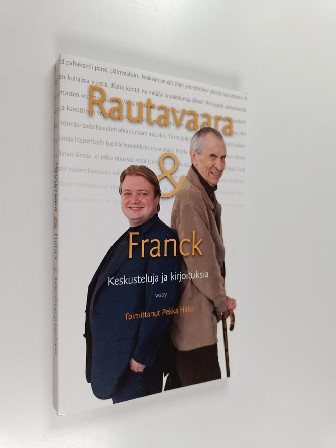 Pekka (toim.) Hako : Rautavaara & Franck : keskusteluja j...