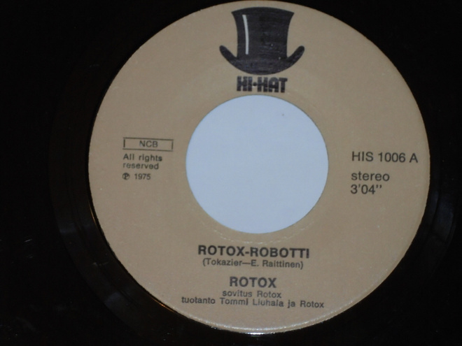 7" ROTOX - Rotox-Robotti - single 1975 EX-