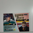 1996-97 Score - Sudden Death #13 Corey Hirsch / Paul Kariya - pikkukuva 2