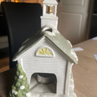 PartyLite Kirkko tuikkulyhty / kynttilätalo, posliinia - pikkukuva 2