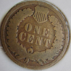 USA 1 cent 1881 - pikkukuva 2