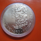 100 mk hopea juhlaraha Helsinki 450 v. - 2000 - pikkukuva 2