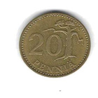 1970 20 PENNIÄ KOLIKKO KÄYTETTY - pikkukuva 1