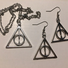 4 .. Harry Potter Hopean Väriset .. Korvakorut - pikkukuva 4