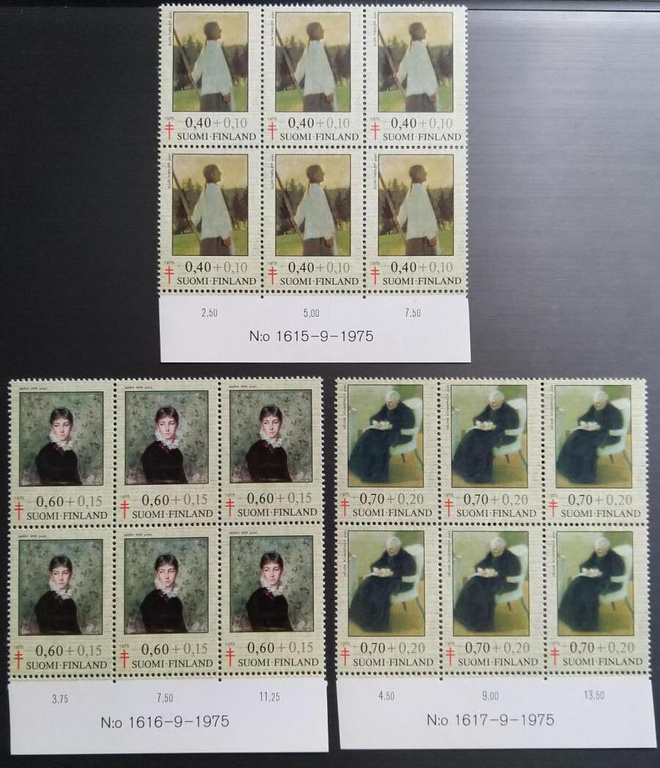 Tub 1975 -merkkisarja kuusiloina, postituore