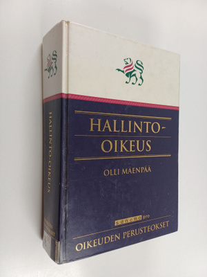 Olli Mäenpää : Hallinto-oikeus