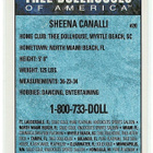 1992 Thee Dollhouses of America #20 Sheena Canalli - pikkukuva 3