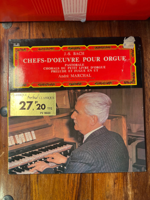 J. S. Bach - Chefs-D’- Oveure Pour Orgue Lp