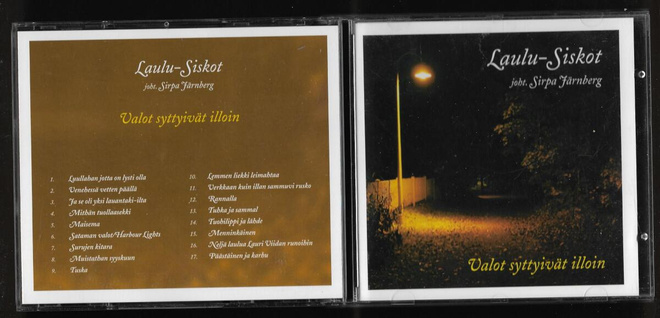 Laulu-Siskot - Valot syttyivät illoin