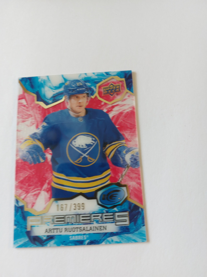 2021-22 Upper Deck Ice Red #213 Arttu Ruotsalainen /399