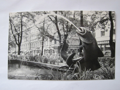 VANHA Postikortin Alkup.Mallikappale Helsinki 1950-luku