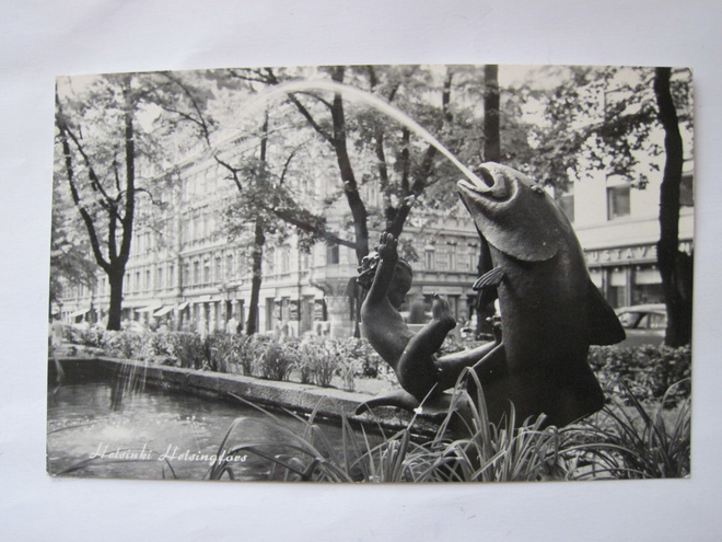 VANHA Postikortin Alkup.Mallikappale Helsinki 1950-luku
