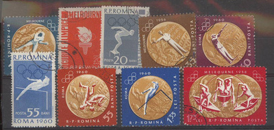 Olympia - erä romanialaisia merkkejä