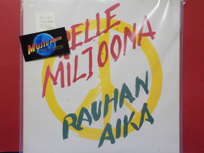 PELLE MILJOONA - RAUHAN AIKA - FINLAND 1990 EX+/EX+ LP