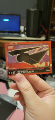 Tie Striker #79 Topps star wars holo kortti
