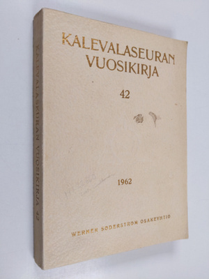 Kalevalaseuran vuosikirja 42