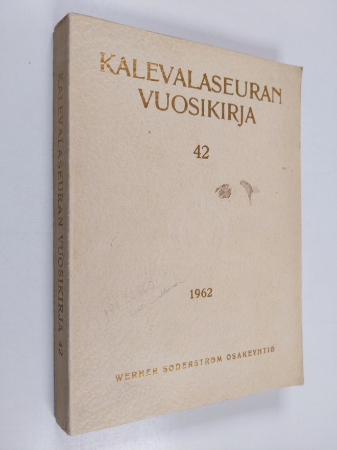 Kalevalaseuran vuosikirja 42