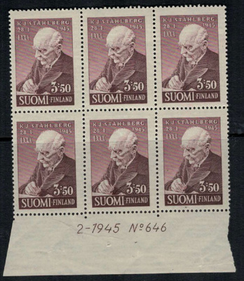 1945 Ståhlberg  nro-6lo   ++