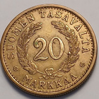 Alumiinipronssi 20 markka vuodelta 1934. - pikkukuva 1