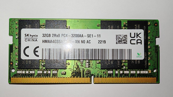 SK HYNIX 32GB SODIMM DDR4 RAM