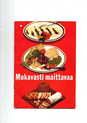 Mukavasti maittavaa 1961.Nostalgiaa. Katso kuvat.
