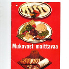 Mukavasti maittavaa 1961.Nostalgiaa. Katso kuvat. - pikkukuva 1