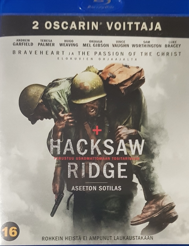 Hacksaw Ridge -Blu-Ray