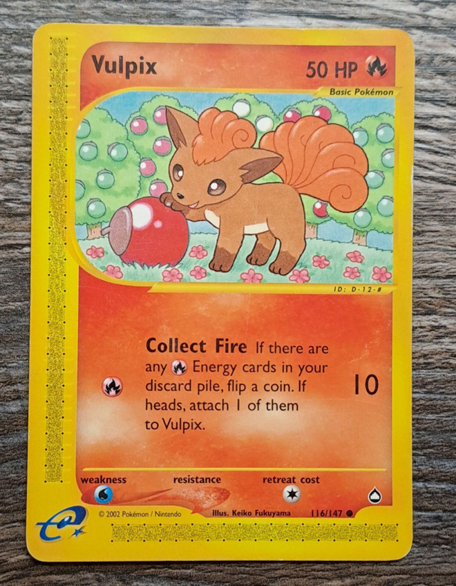 Vulpix aquapolis 116/147!