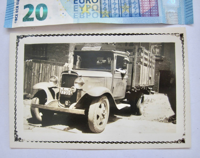 VANHA Valokuva KIVA Kuorma-Auto 1920-l