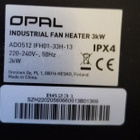OPAL LÄMPÖPUHALLIN, SIIRRETTÄVÄ 3KW - pikkukuva 3