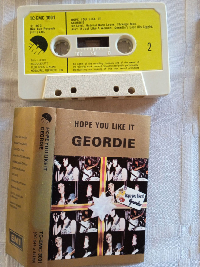C- KASETTI: GEORDIE : HOPE YOU LIKE IT