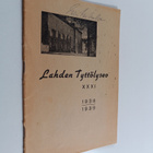 Lahden tyttölyseo XXXI : 1938-1939 - pikkukuva 1