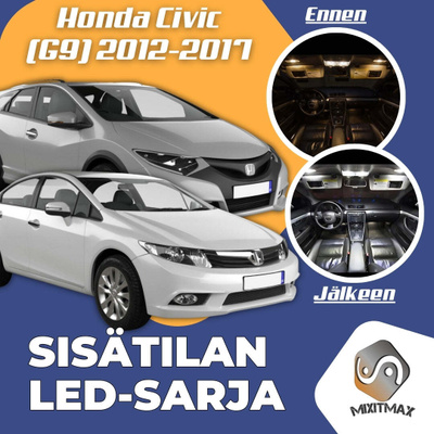 Honda Civic (G9) Sisätilan LED-sarja 6-osainen