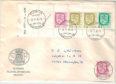 1978 AV 9 vihkolehti 1777-11-1979 ym kirjeellä