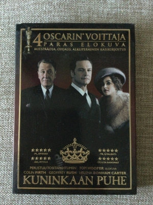 DVD Kuninkaan puhe Colin Firth