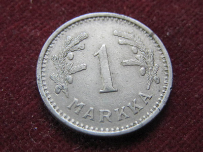 1 markka 1940 CuNi