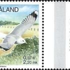 Åland 2000  Lintuja  2,20 mk välilöpari numero ** LaPe 169 - pikkukuva 1